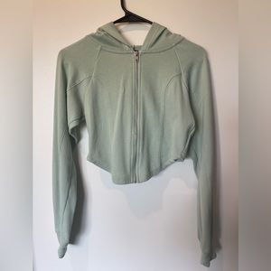 Cropped Zip Up